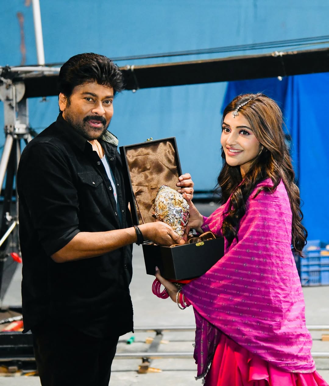 Chiranjeevi Surprises Sreeleela with a Special Women's Day gift