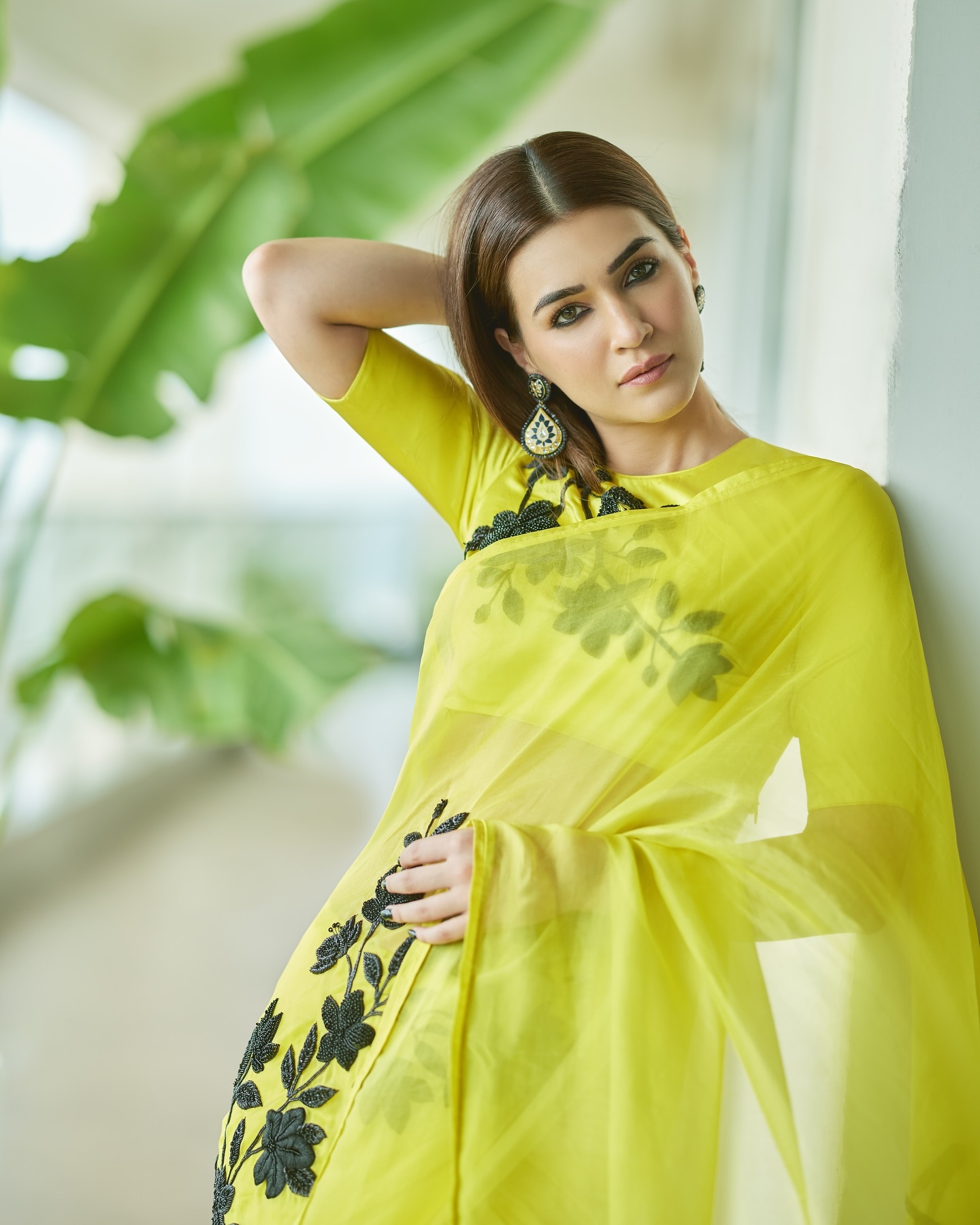 Kriti Sanon’s radiant personality is best reflected in lemon yellow, a color of joy, optimism, and cheerfulness.