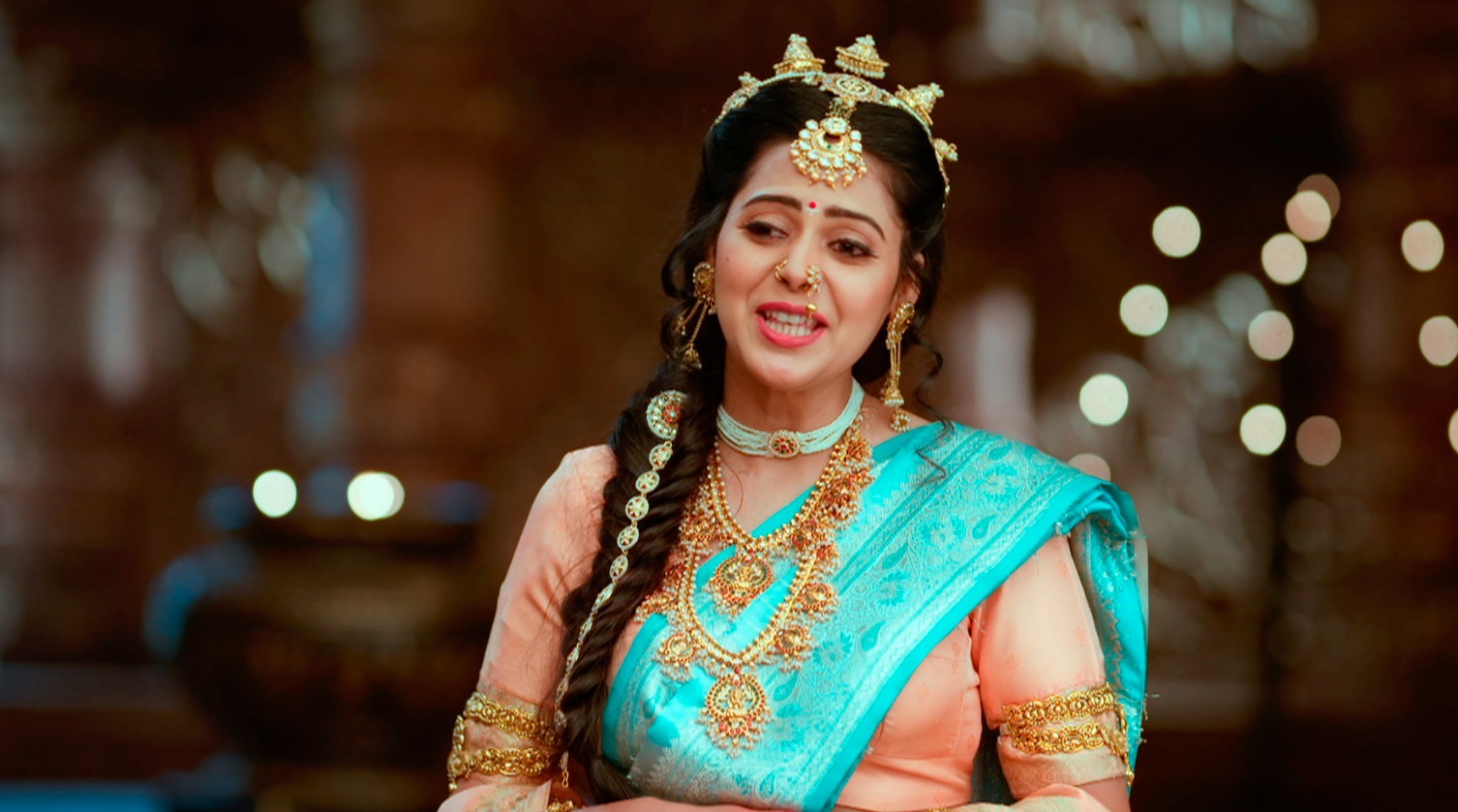 Priyanka Singh playing the role of Tirumalamba in Tenali Rama