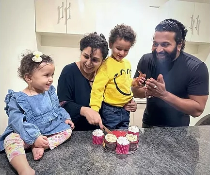 Rishab Shetty family moments