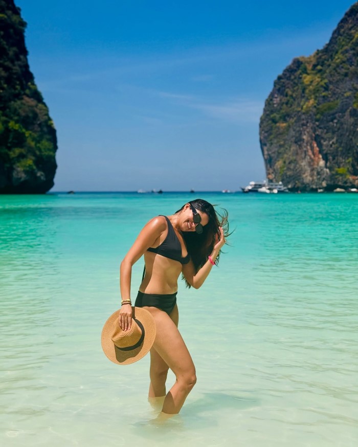 Priya Banerjee Stuns In Black Swimsuit During Maya Bay Vacation