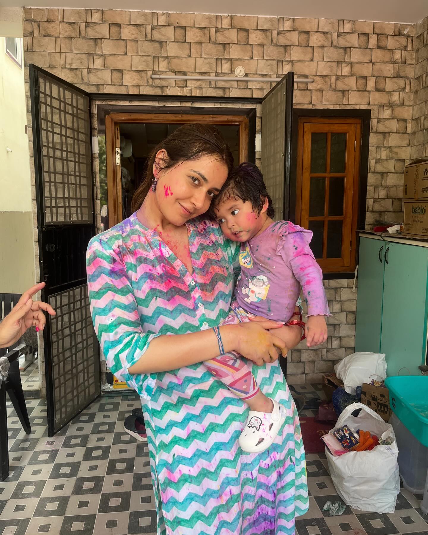 Raashii Khanna's Vibrant Holi 2025 Celebration with Family and Friends