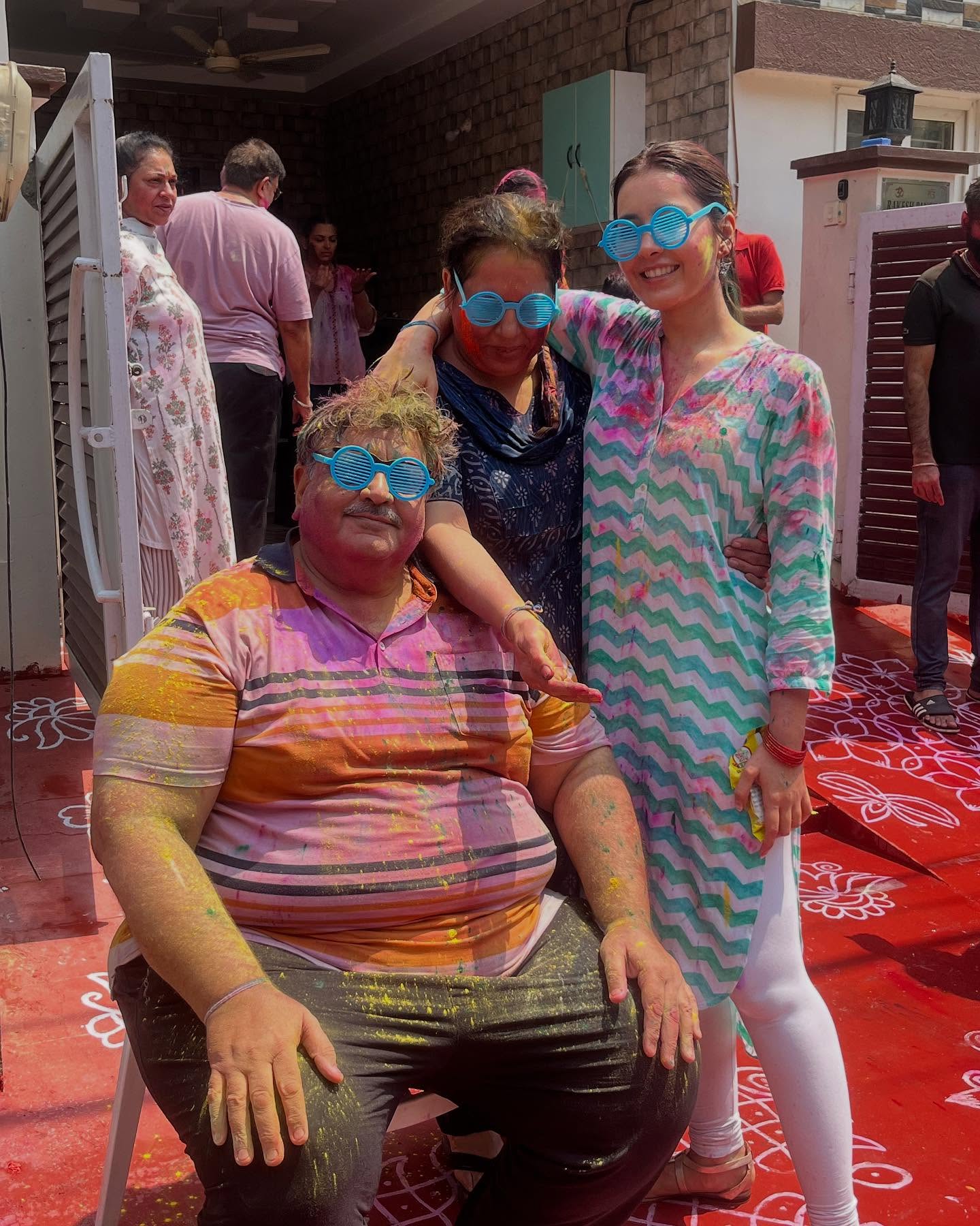 Raashii Khanna's Vibrant Holi 2025 Celebration with Family and Friends