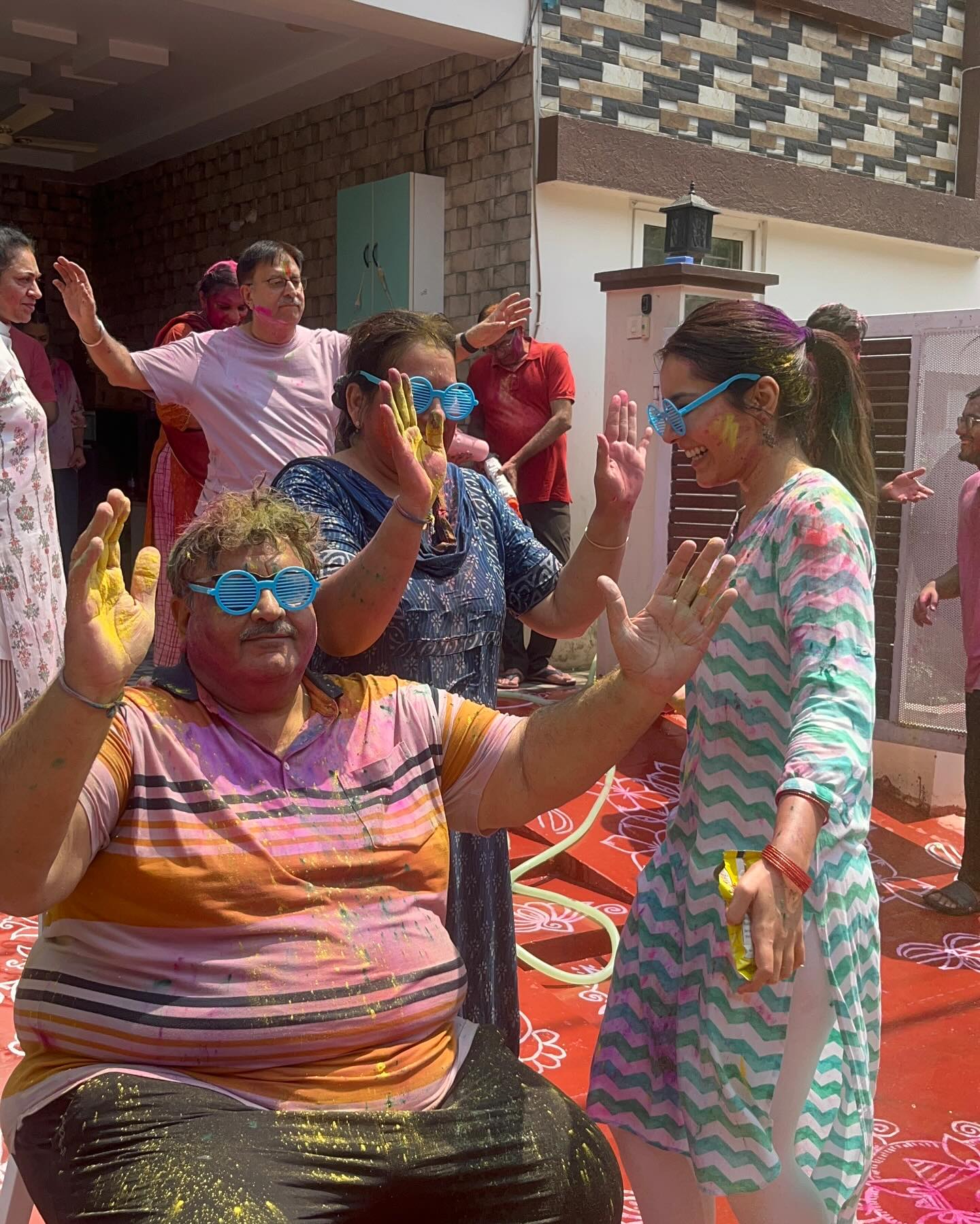 Raashii Khanna's Vibrant Holi 2025 Celebration with Family and Friends