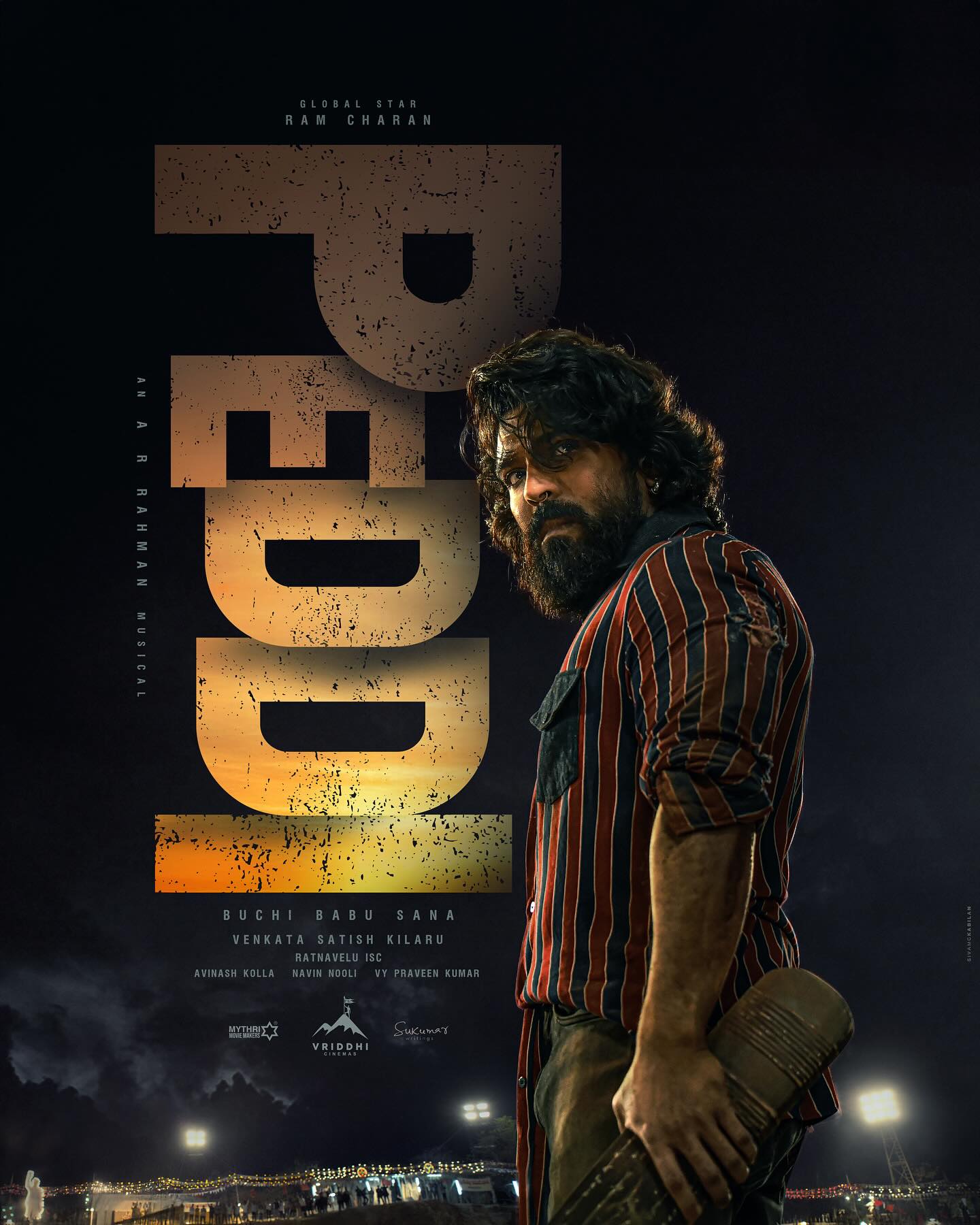 Ramcharan's Peddi first look poster out on his birthday