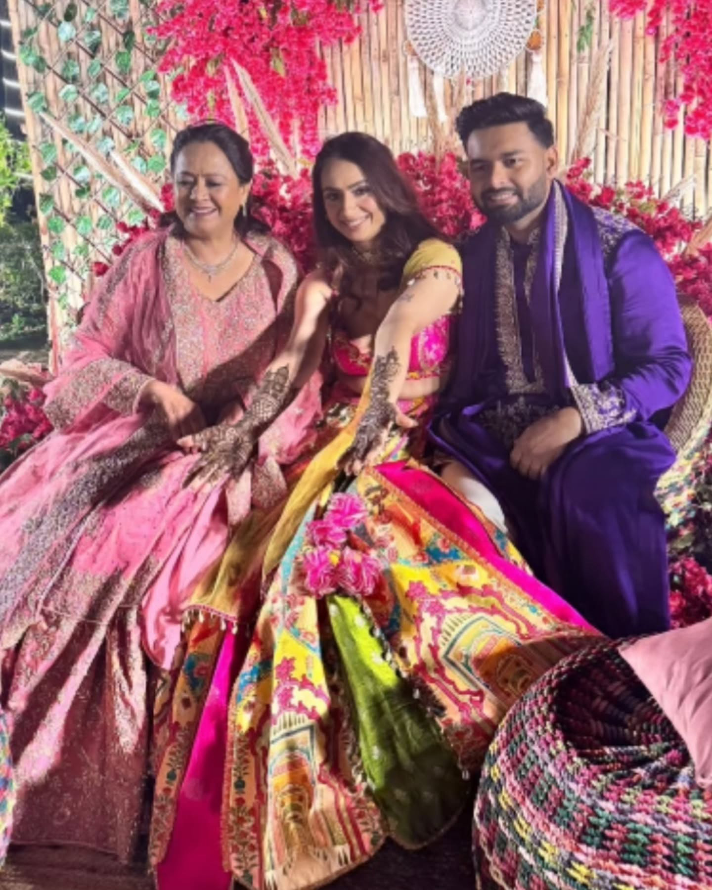 Rishabh Pant’s Sister Sakshi Pant’s Wedding Festivities: A Starry Celebration in Mussoorie