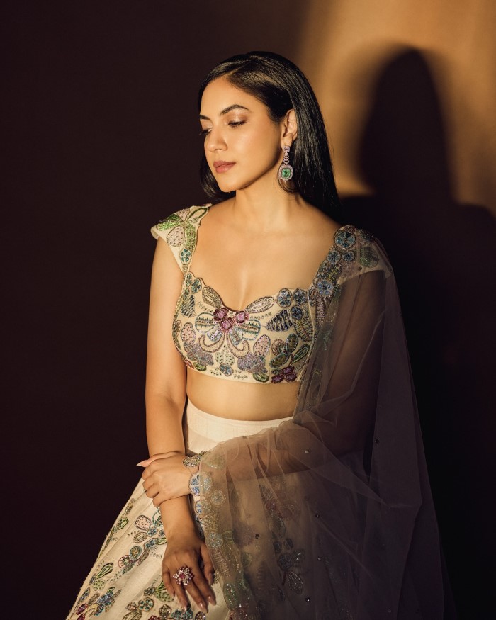 Ritu Varma Dazzles In Exquisite Embroidered Lehenga