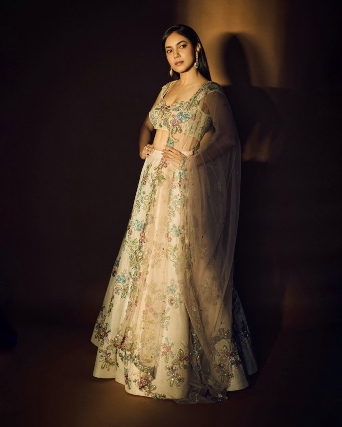 Ritu Varma Dazzles In Exquisite Embroidered Lehenga