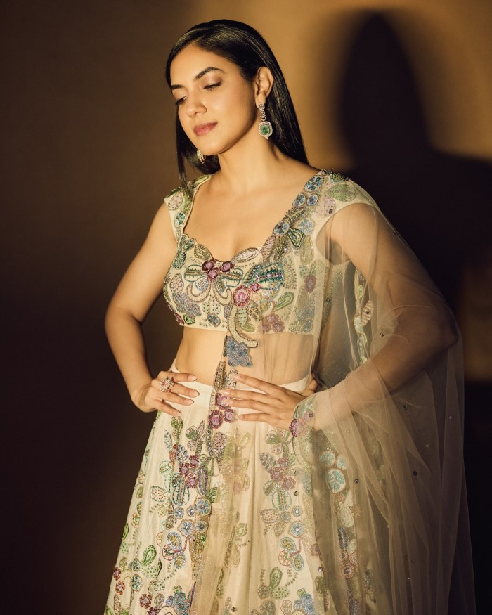 Ritu Varma Dazzles In Exquisite Embroidered Lehenga