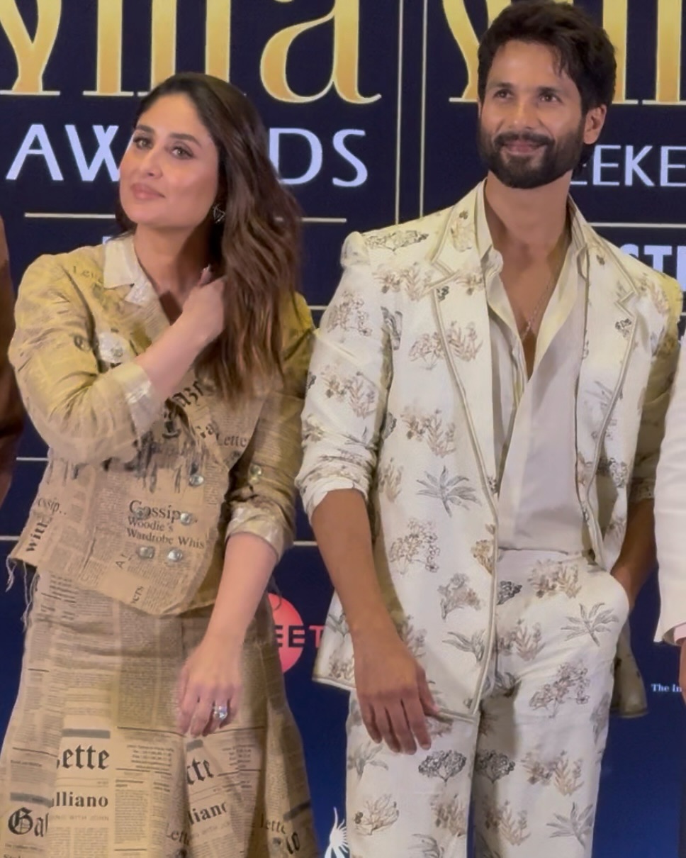 Shahid Kapoor and Kareena Kapoor Khan Reunite at IIFA 2025 Stage, Hugs Each Other See PICS