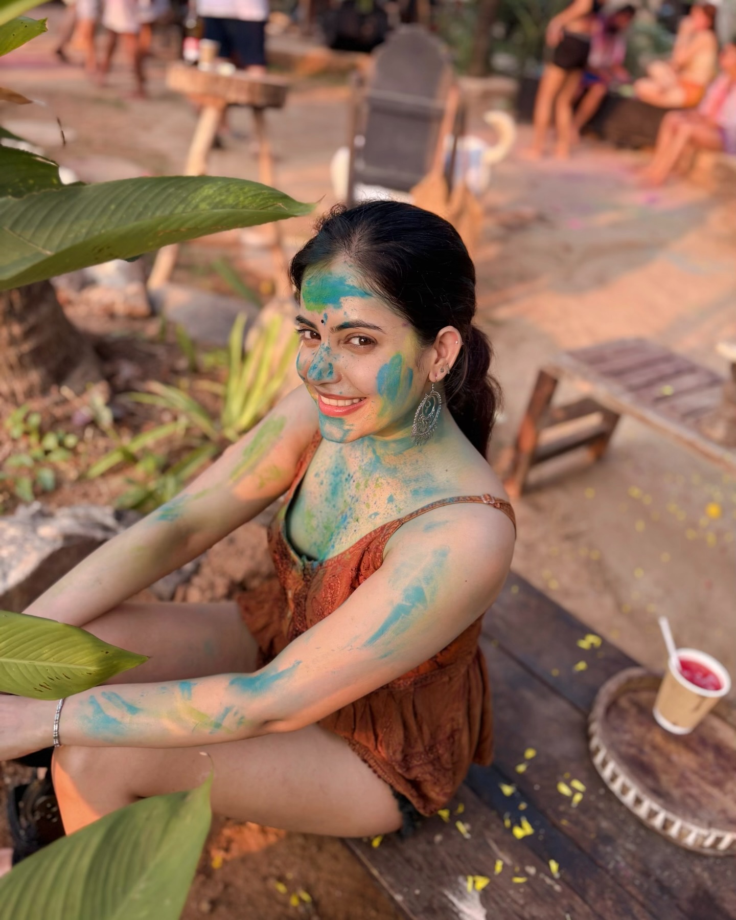 Shruti Prakash Celebrates Holi With Friends At Palmorama, Goa