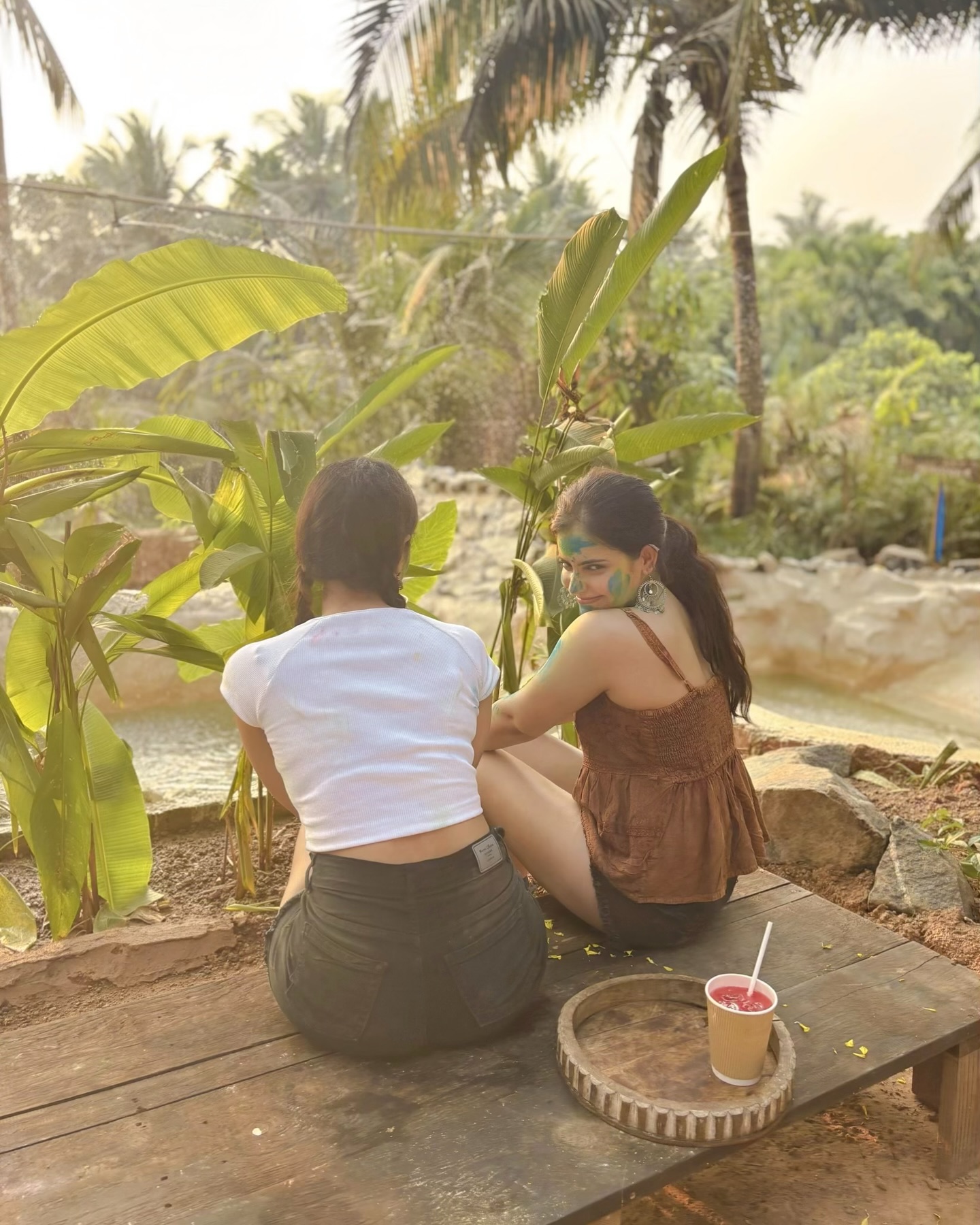Shruti Prakash Celebrates Holi With Friends At Palmorama, Goa