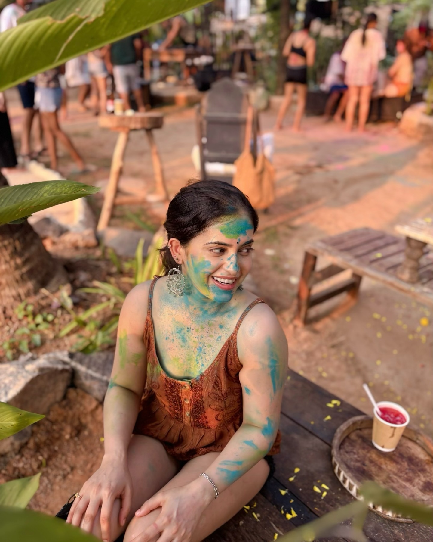 Shruti Prakash Celebrates Holi With Friends At Palmorama, Goa
