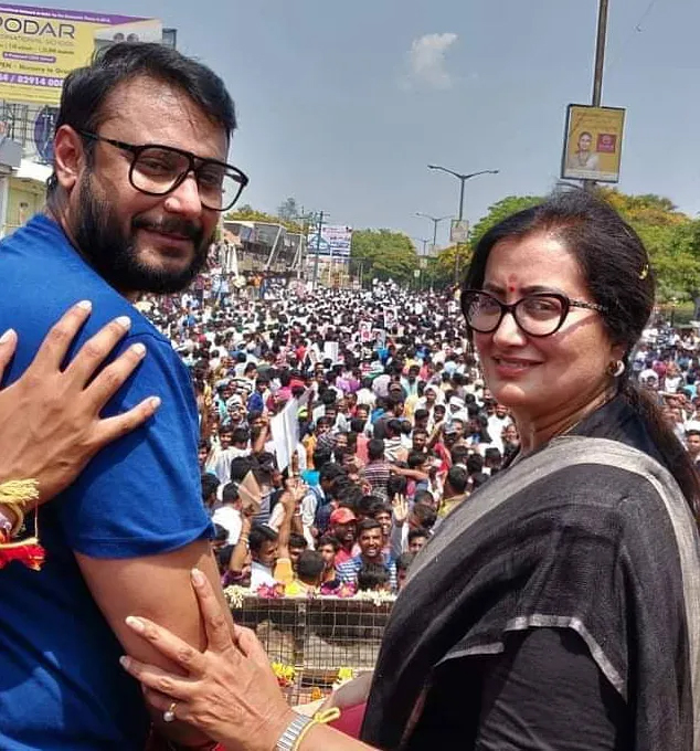 Sumalatha Ambareesh clarifies social media post and talks about respecting relationships with Darshan