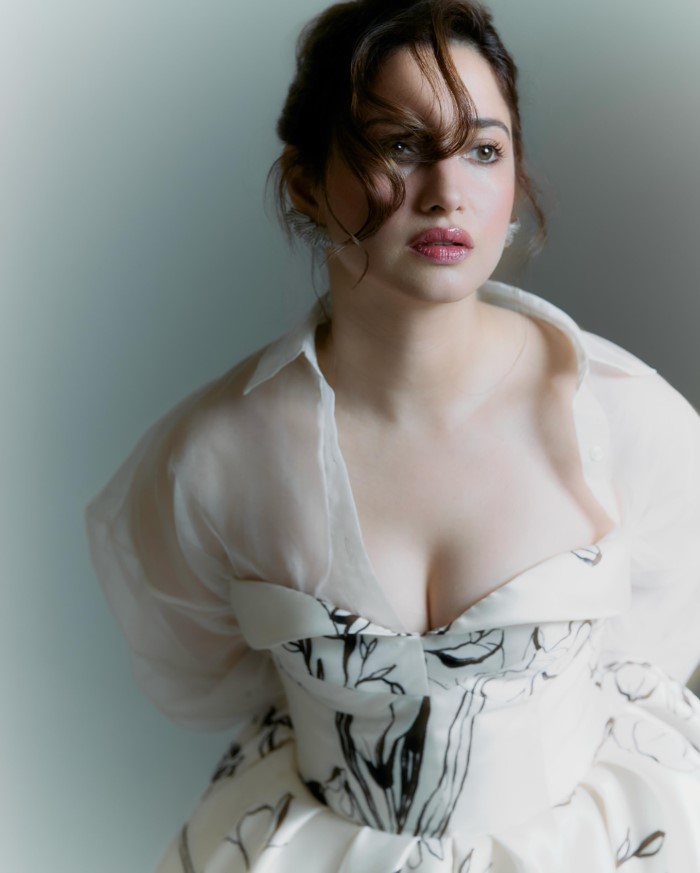 Tamannaah Bhatia's Timeless Beauty In Snow-White Attire