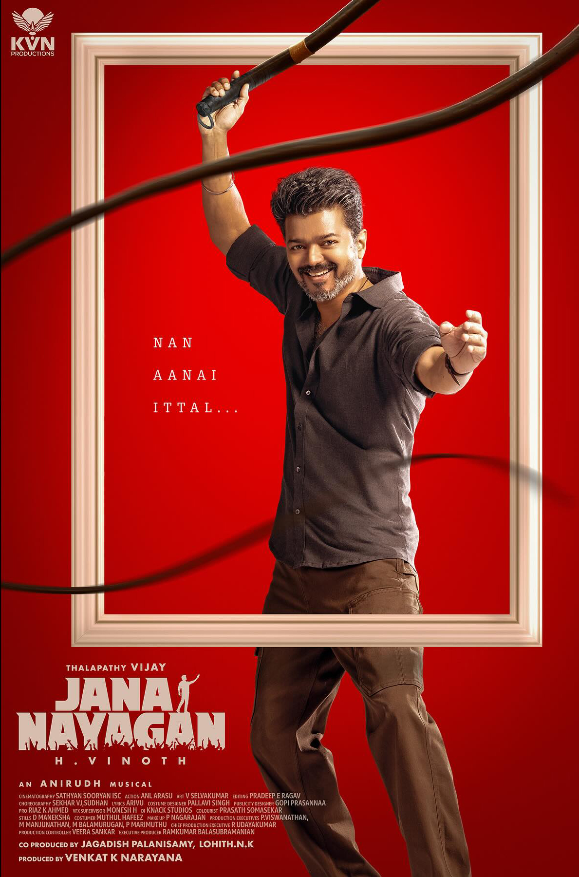 Thalapathy Vijay's Jana Nayagan: First Look Out !!