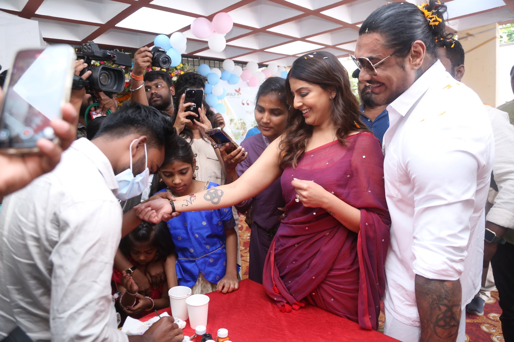 Varalaxmi Sarathkumar and Her husband, Nicholai Sachdev Birthday Bash: A Joyous Celebration