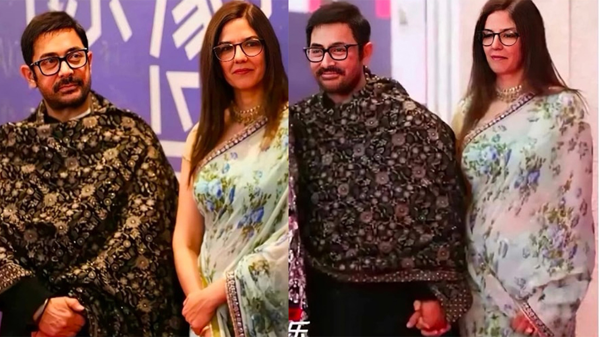 Aamir Khan Makes First Public Appearance With Girlfriend Gauri Spratt In China