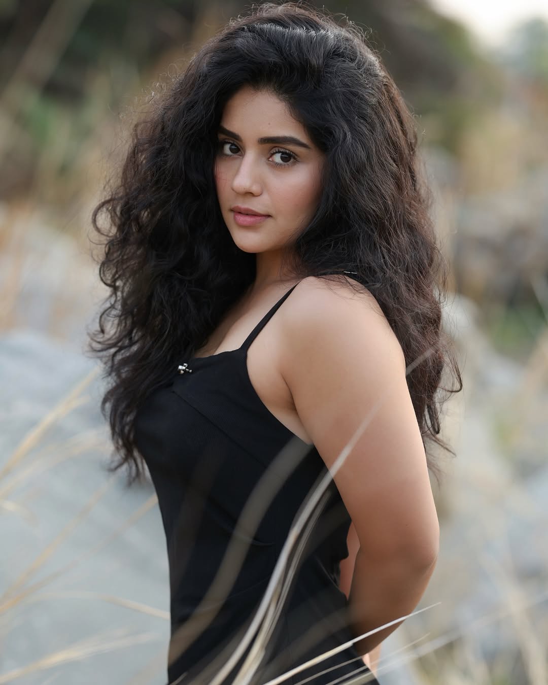 Actress Megha Shetty Looks Stunning in Black Dress