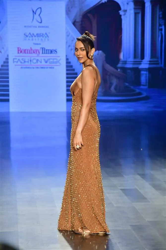 Actress Rakul Preet Singh at Bombay Times Fashion Week