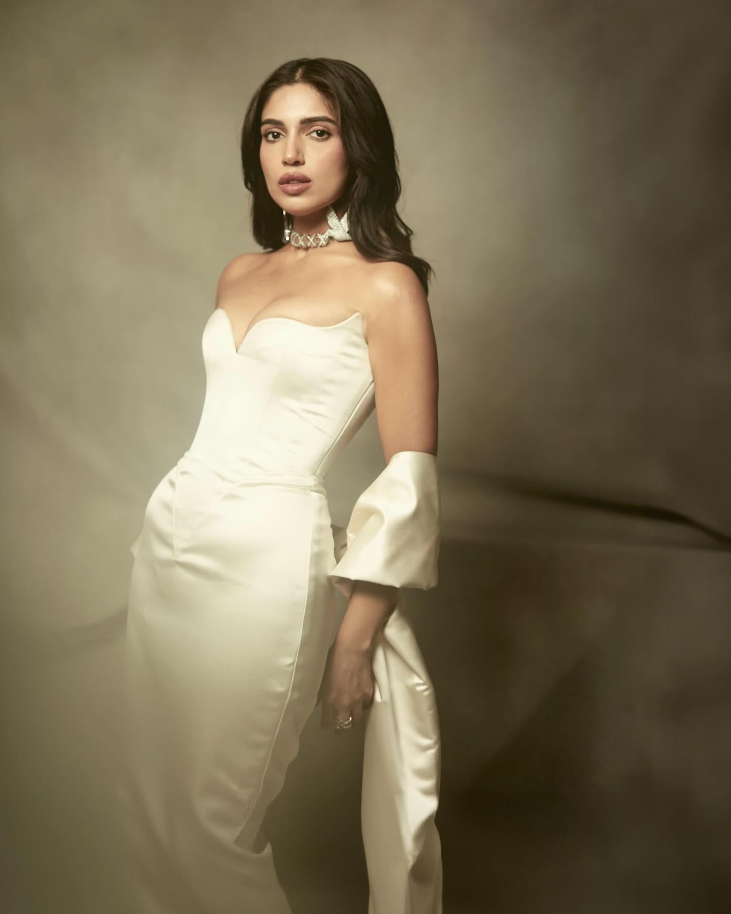 Bhumi Pednekar Dazzles in Satin Splendor, Radiating Timeless Elegance with Every Step