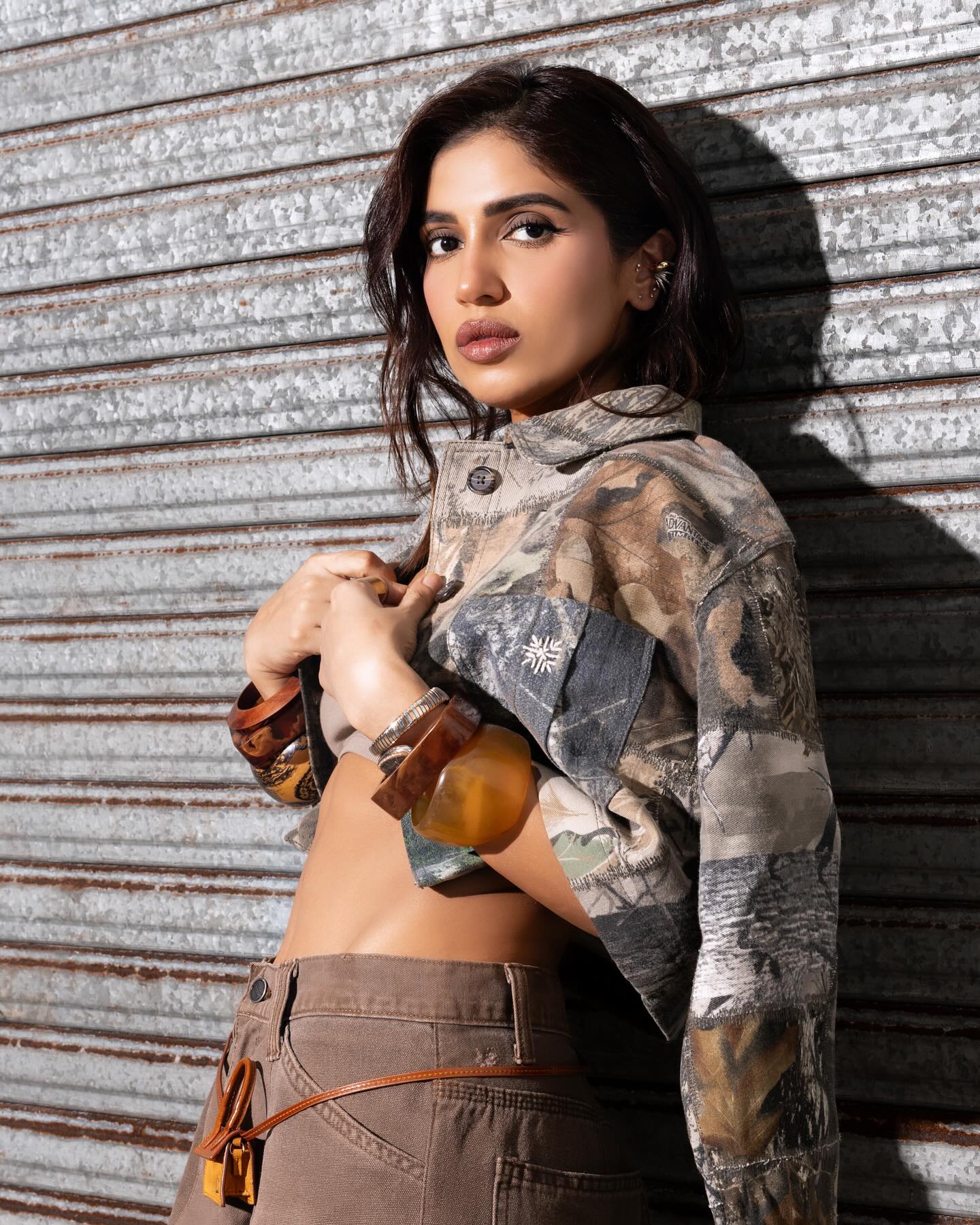 Bhumi Pednekar Rocks a Trendy and Cool Look in Her Outfit.