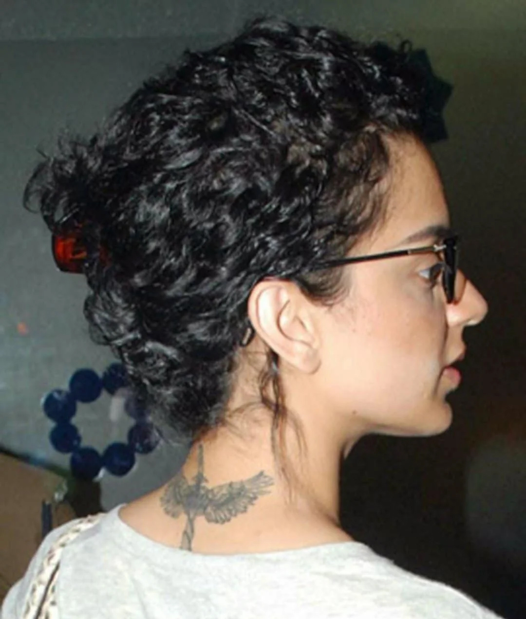 Kangana Ranaut: Kangana’s tattoo features a sword and an angel with wings, symbolizing strength and spirituality.