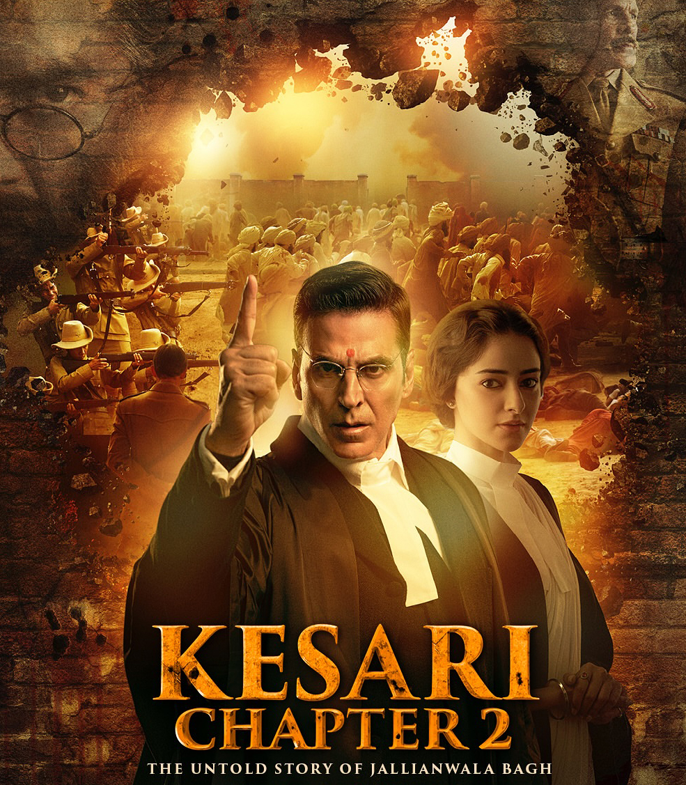 Kesari: Chapter 2: Premiering on April 18, the sequel to Kesari continues the heroic saga of bravery and patriotism, delivering high-octane drama and stellar visuals.