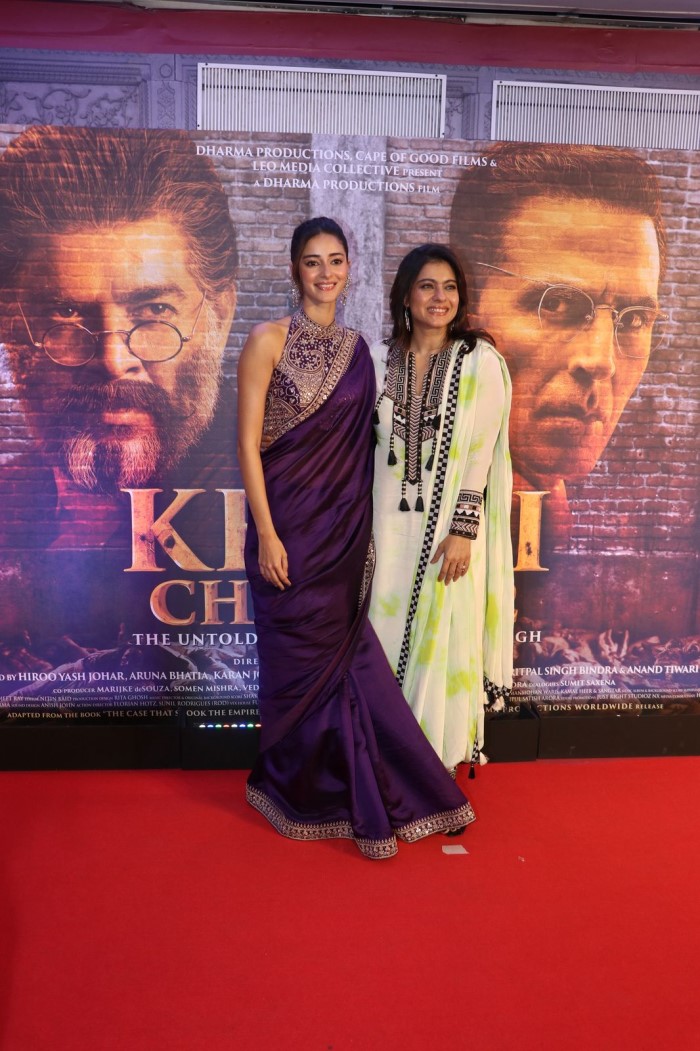 Ananya Panday, Kajol graced at the premiere of Kesari Chapter 2