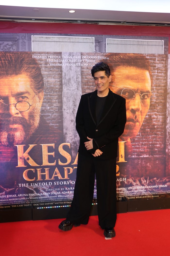 Manish Malhotra graced at the premiere of Kesari Chapter 2