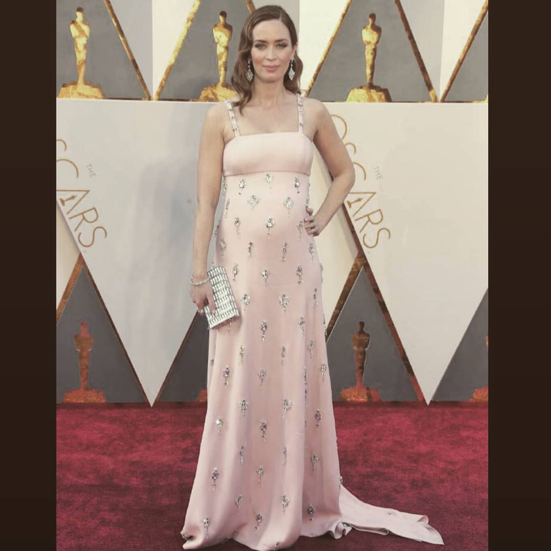 Emily Blunt attended the 2016 Met Gala while expecting her second child. She wore a stunning midnight blue Michael Kors gown that beautifully highlighted her growing bump.