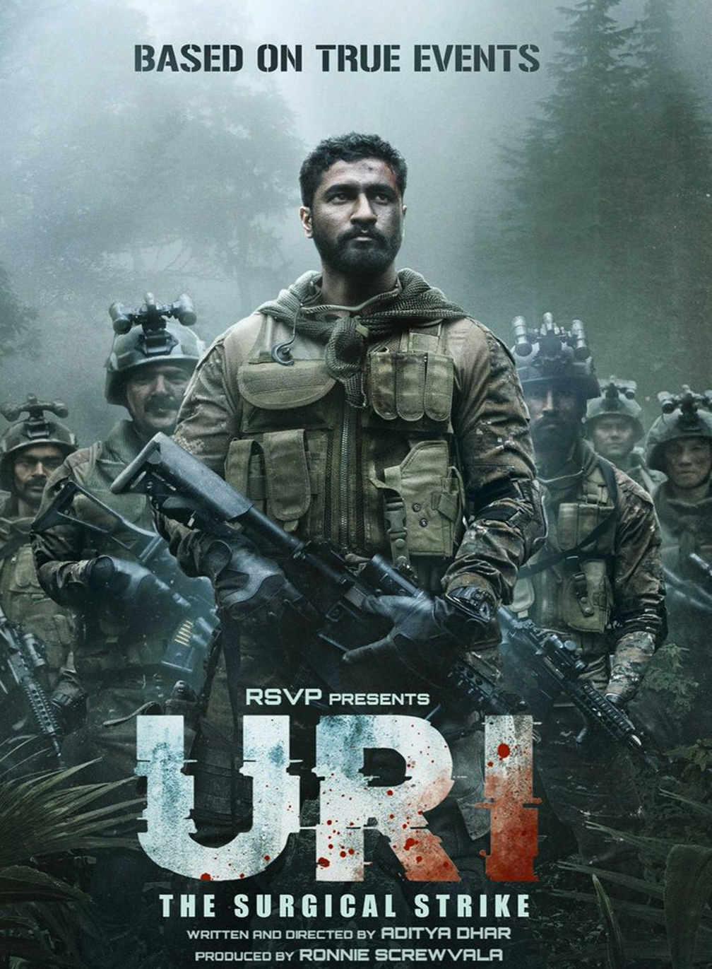 Uri: The Surgical Strike (2019) – Streaming on Zee5, this film showcases the valor of the Indian Army as they execute a covert operation to avenge the deadly Uri terror attack, a story of courage and dedication.