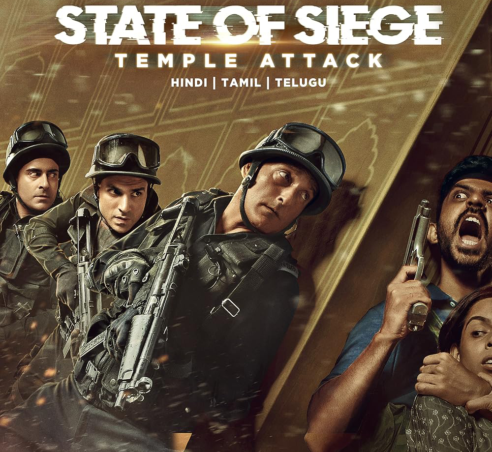 State of Siege: Temple Attack (2021) – Available on Zee5, this action-packed film portrays the bravery of NSG commandos as they confront terrorists during a harrowing attack on a temple.