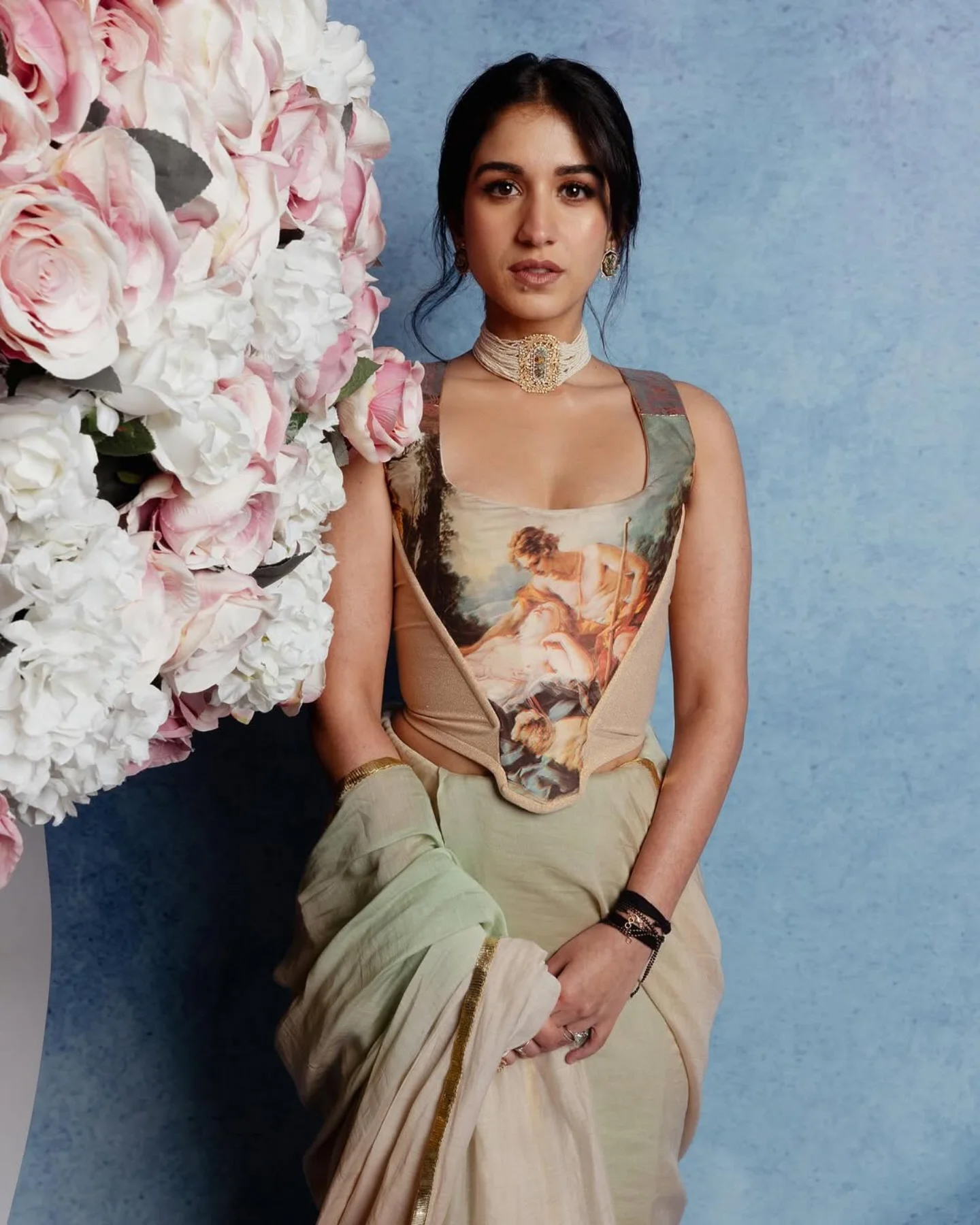 Radhika Merchant Revives Vintage Couture With Pastel Perfection