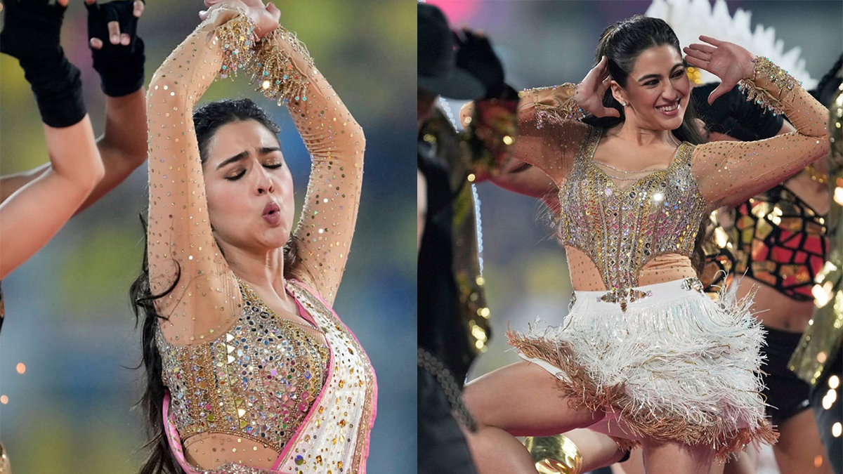 Sara Ali Khan Sets IPL 2025 Stage Ablaze With Her Spectacular Moves