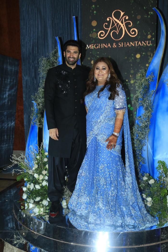 Aditya Roy Kapur grace at Seema Singh's daughter Meghna's Sangeet Ceremony which held in Mumbai on 16, April 2025