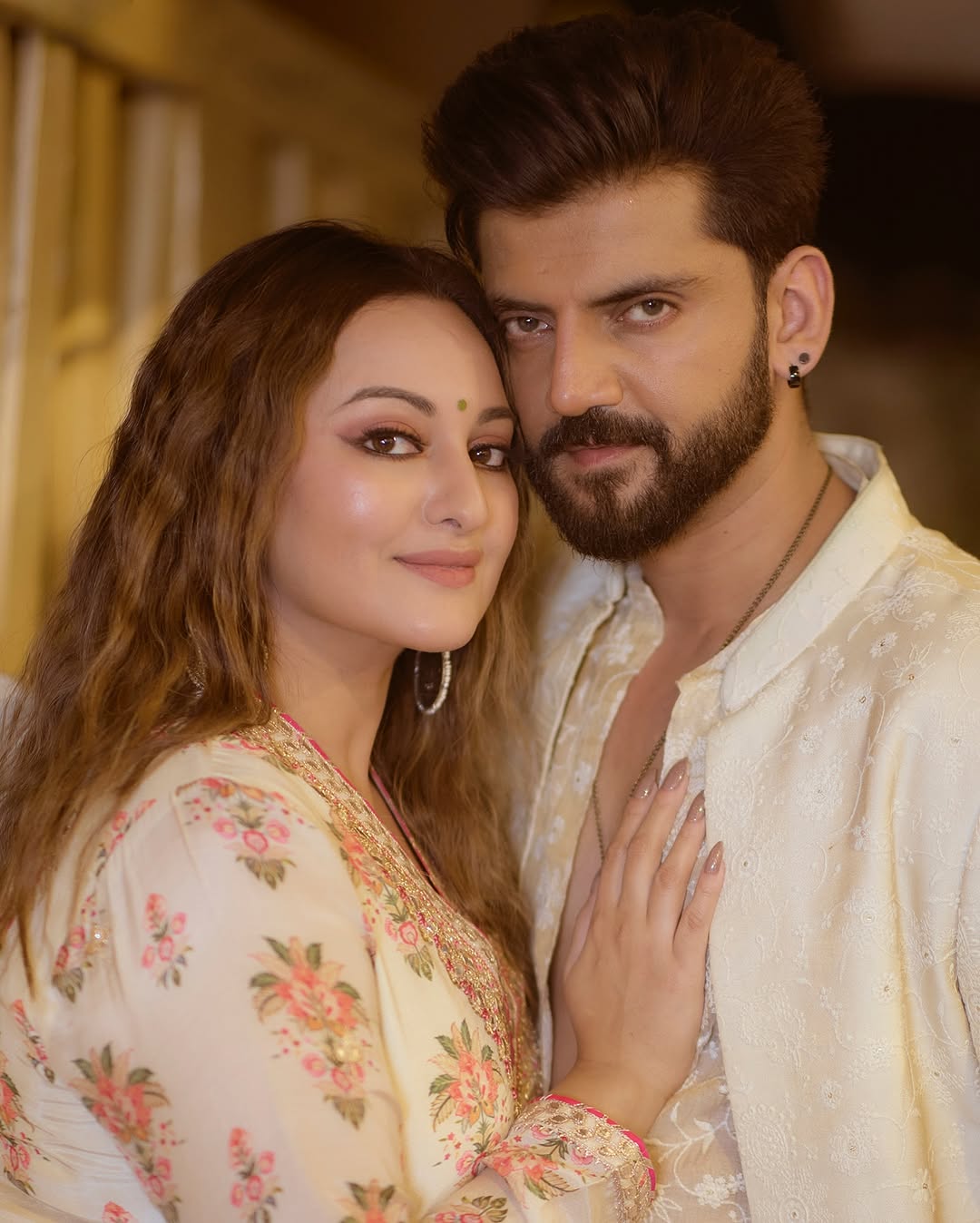 Sonakshi Sinha and Zaheer Iqbal Dazzle In Festive Eid Photoshoot