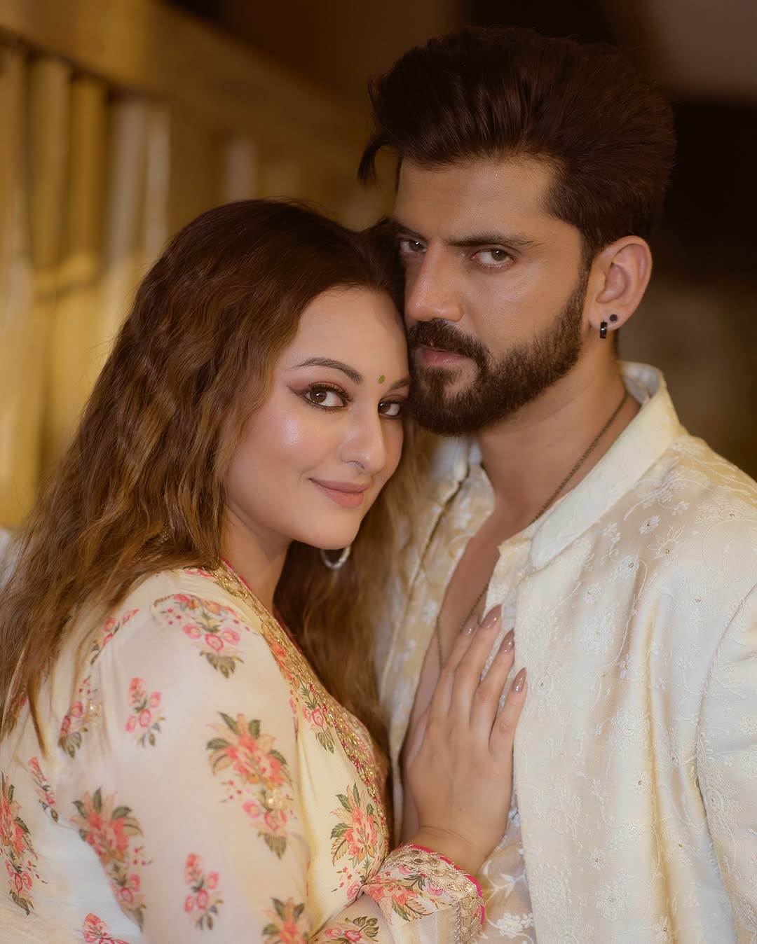 Sonakshi Sinha and Zaheer Iqbal Dazzle In Festive Eid Photoshoot