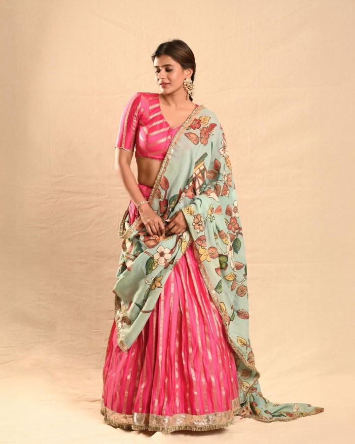 Hebah Patel A Stunning Blend Of Tradition And Modern Elegance