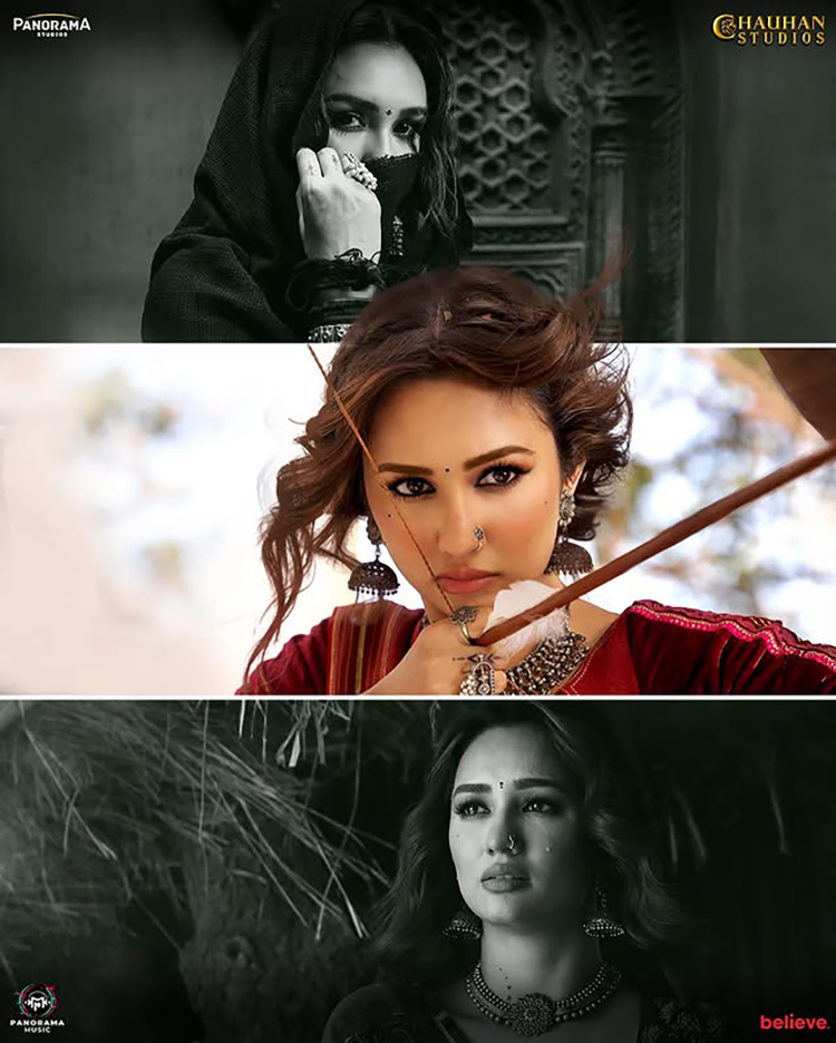 Actress Akanksha Sharma impresses in a graceful and strong portrayal in her Kesari Veer character poster