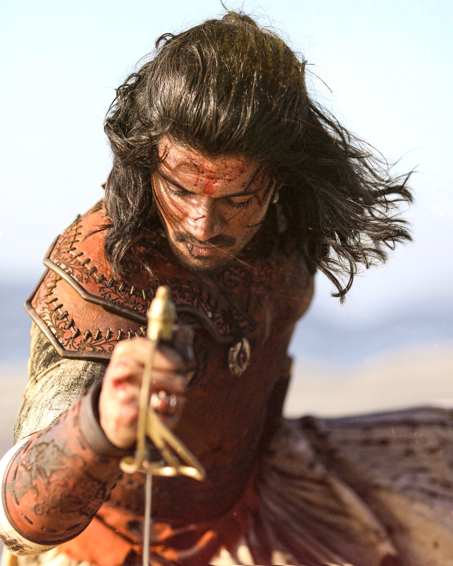 A striking still of Sooraj Pancholi as a valiant warrior from Kesari Veer has been revealed