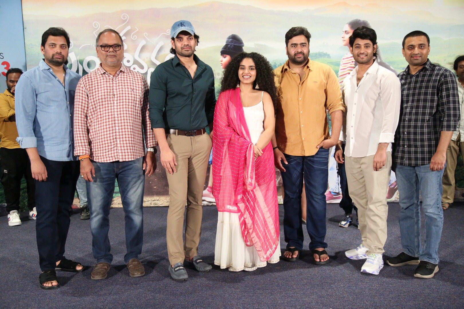 Oka Brundavanam cast at press meet event