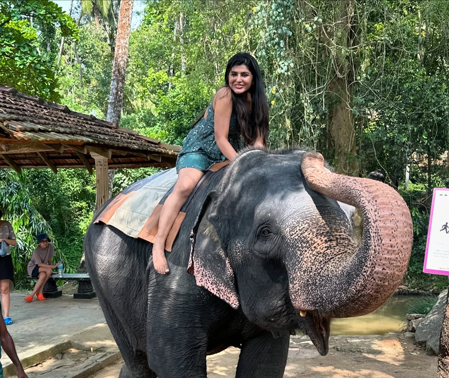 Sharanya Shetty’s Joyful Vacation In Sri Lanka’s Elephant Camp