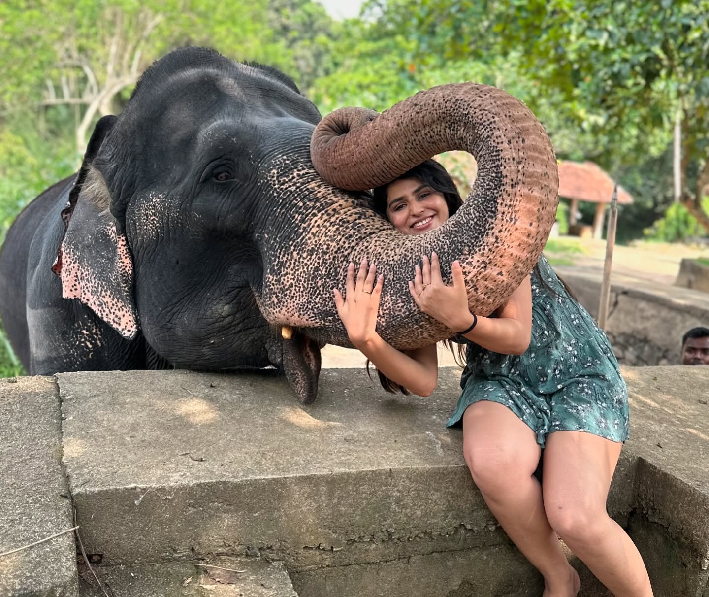 Sharanya Shetty’s Joyful Vacation In Sri Lanka’s Elephant Camp