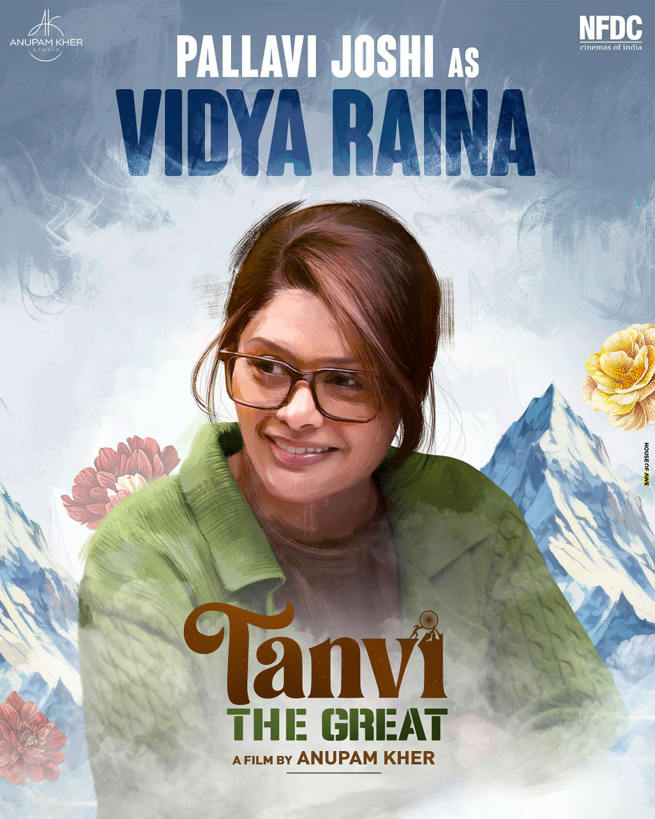 Pallavi Joshi portrays the resilient Vidya Raina in Tanvi The Great