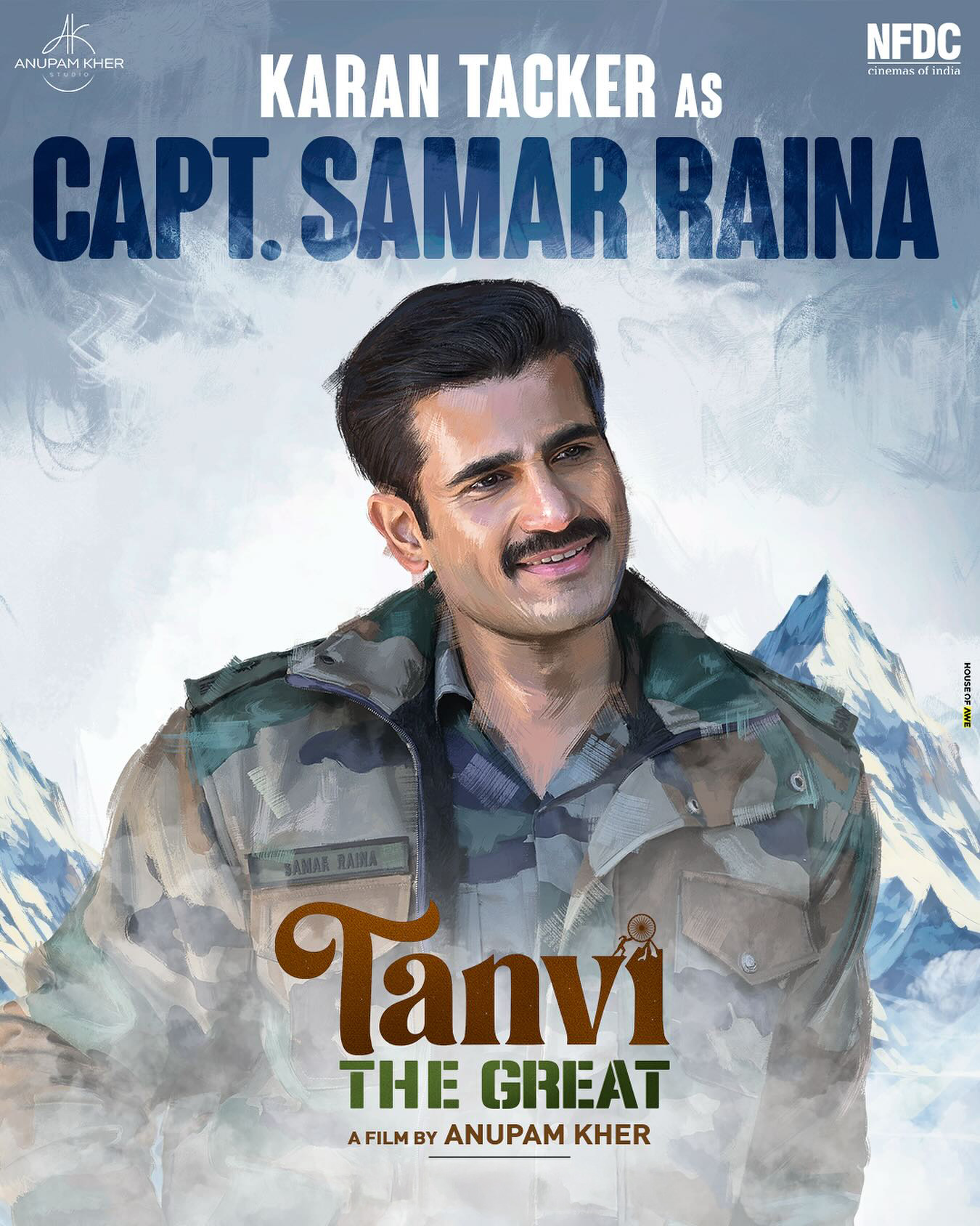 Karan Tacker takes charge as Capt. Samar Raina in Tanvi The Great