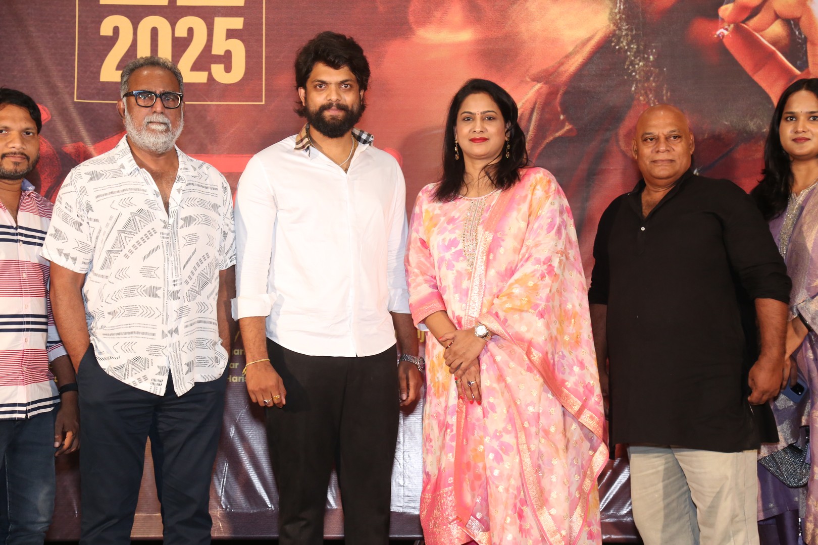 Ajay Ghosh, Benerji, Ruudra Viraaj, and Archana at their new movie press meet