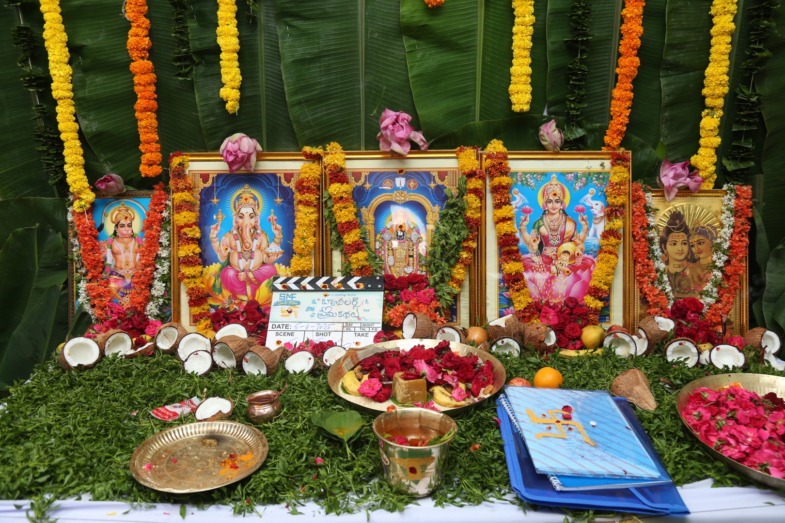 We came for the pooja; we stayed for the eye candy.