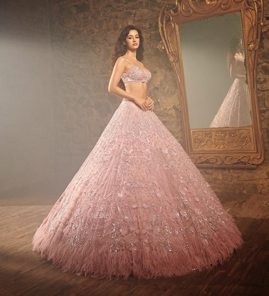 Pastel Princess with Feathered Flair