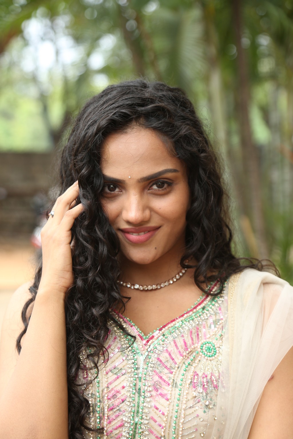 When Hasitha walks through the garden, the flowers pause for a selfie-because her outfit is pure botanical-level fabulous